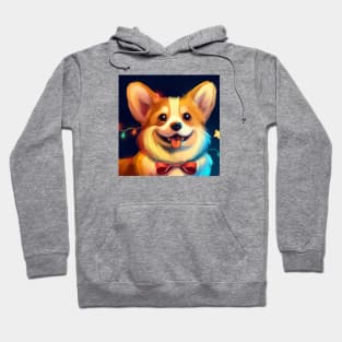 Cute Pembroke Welsh Corgi Drawing Hoodie